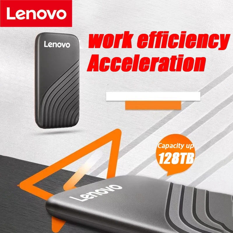 Lenovo Original High-speed 128TB 16TB 512TB Portable SSD 2TB Portable External Solid State Hard Drive USB3.1 Interface Mobile