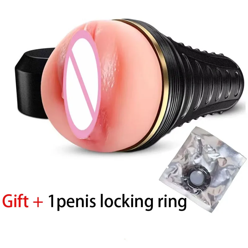 Flesh the LIght Realistic Male Masturbator Sex Toy For Men Lifelike Artificial Textured Vagina Mans Masturbation Cup Pocke Pussy