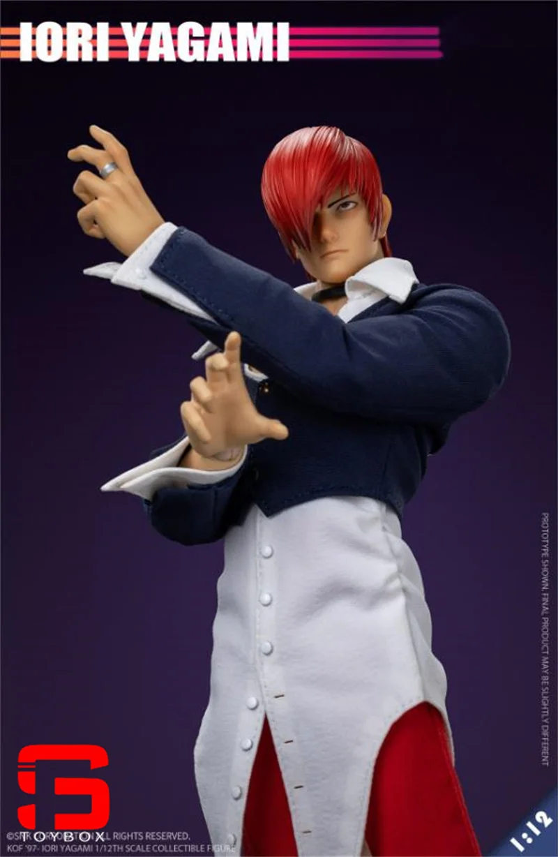 【2025 Q1】TUNSHI STUDIO TS-XXZ-008 1/12 IORI YAGAMI figura de acción 15,5 cm soldado masculino estatuilla modelo conjunto completo juguete coleccionable