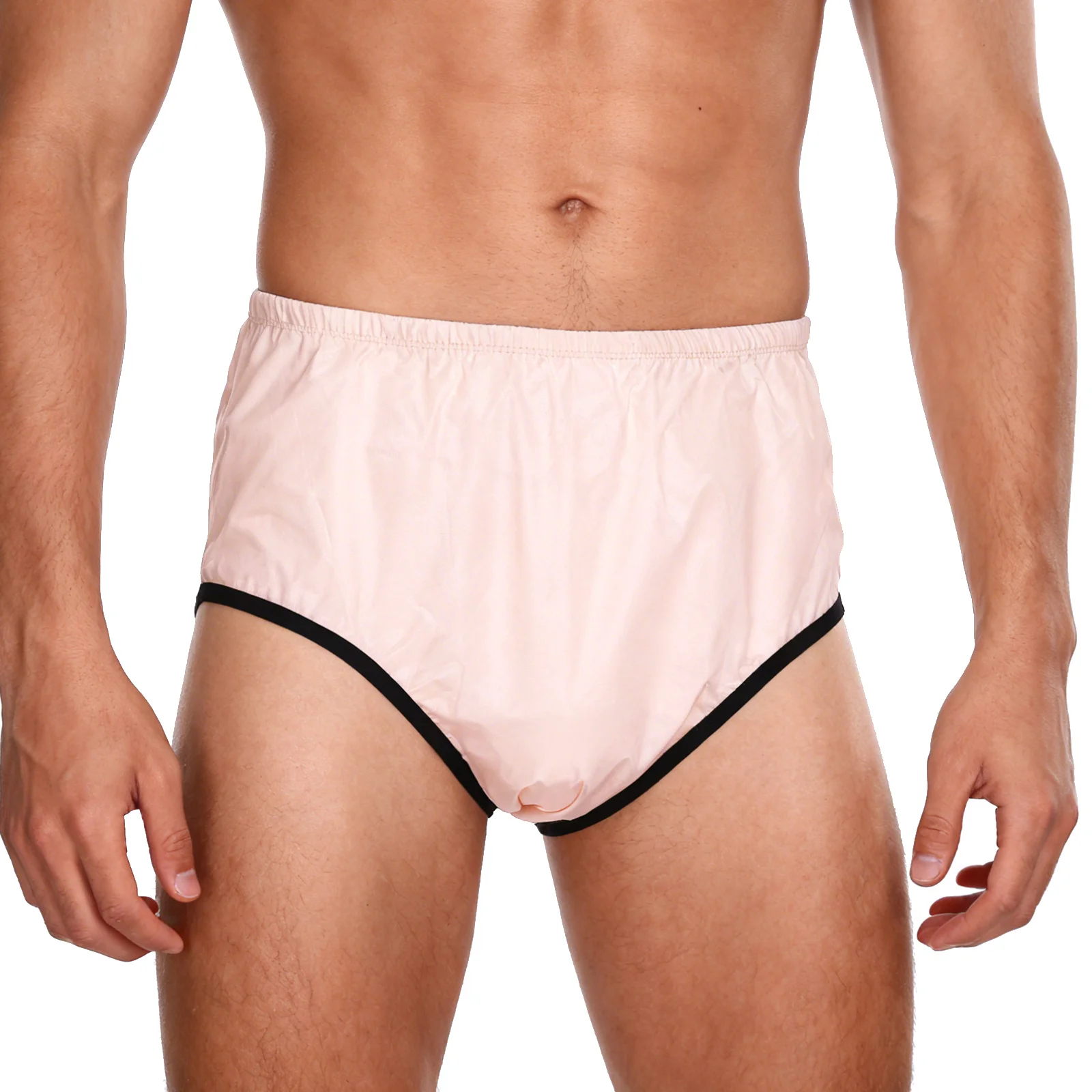 

2 шт., водонепроницаемые трусы-подгузники унисекс для взрослых, противопротекающий чехол для подгузника из ПВХ, нижнее белье для недержания для пожилых людей, особых потребностей, пациентов