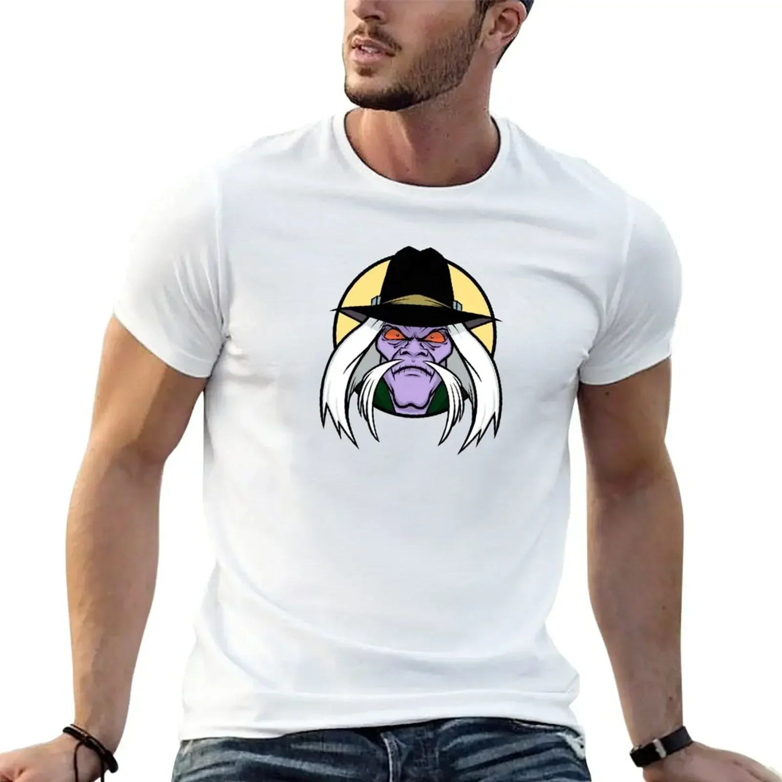 Graphic tees tops anime clothes for men weatshirt anime streetwear fashion man Hot Sale New Arrival Bravestarr Tex Hex T-Shirt