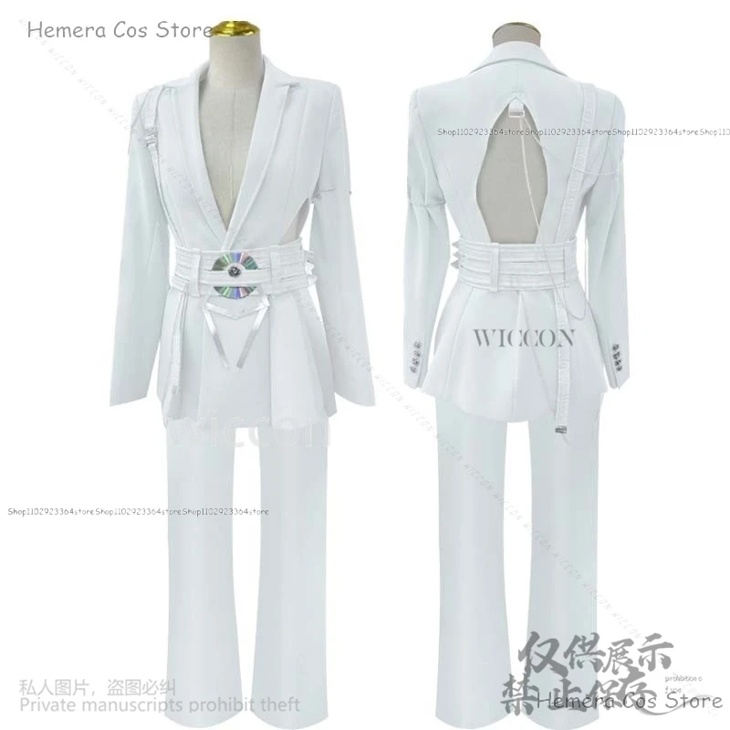 New Anime Luka Cos Alien Stage R7 Costume Wig Fancy Party Clothing Performance Uniform Rings Suit Halloween Christmas Customized