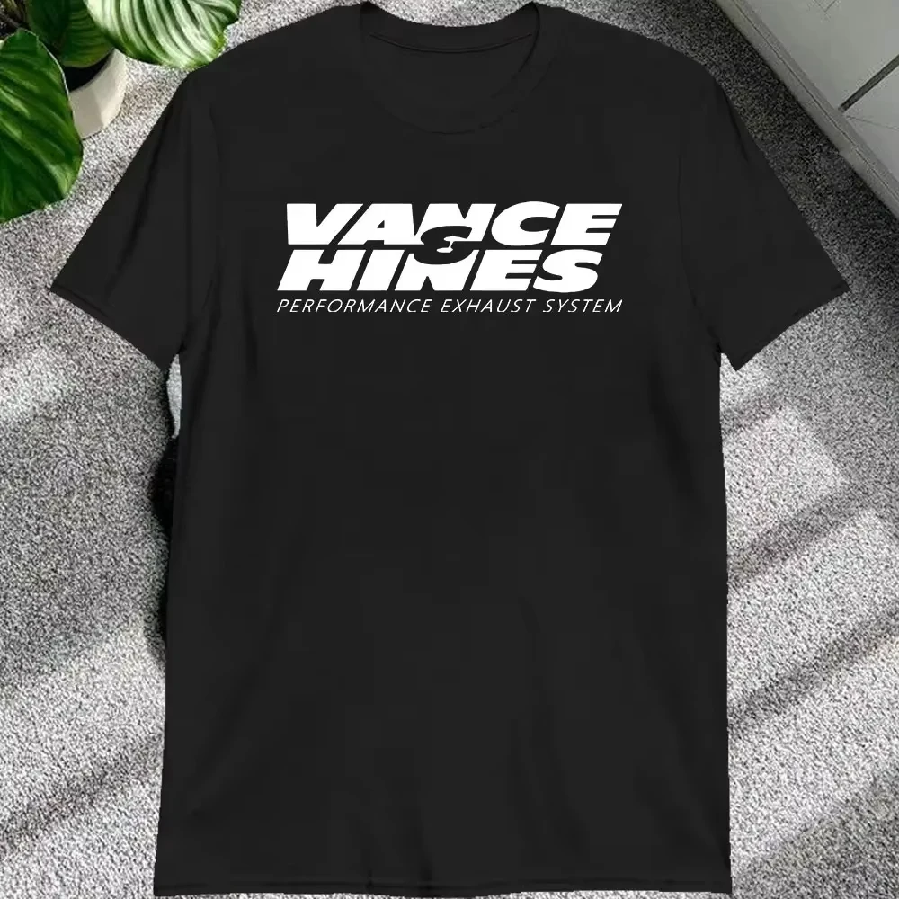 2026 Summer New Replica Motorcycle Race Exhaust System Men's and Women's T-Shirts Trendy Fashion Printed Round-neck T-Shirts