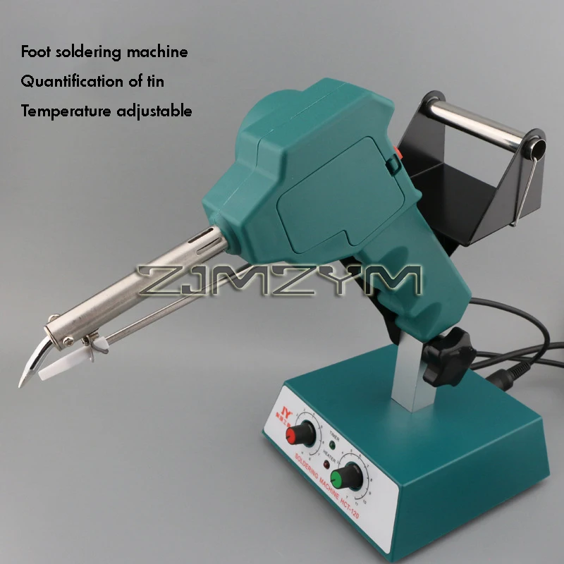 Automatische Thermostat-Lötmaschine, Fußpedal-Lötpistole, Zinn, Zinnzuführung, thermostatischer Lötkolben-Lötkolben, 80/120 W