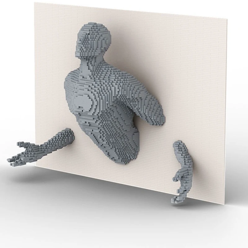 5642 stuks sculptuur MOC artistiek beeldje met creatieve baksteen vormgeven onderwijs gebouw diy blokken verjaardag speelgoed cadeau