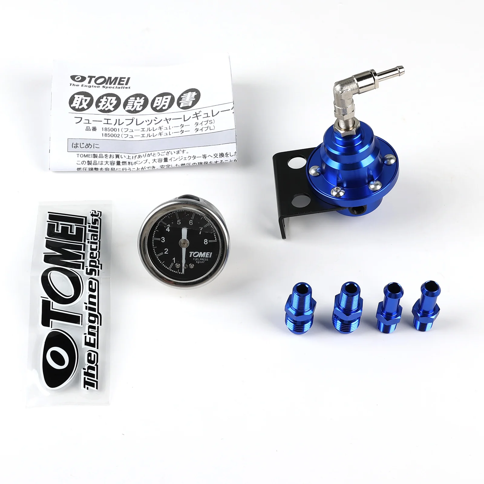 

Universal SARD Style Adjustable Fuel Pressure Regulator Jdm Turbo with Original Gauge AN6 1/8 NPT fitting car accessories
