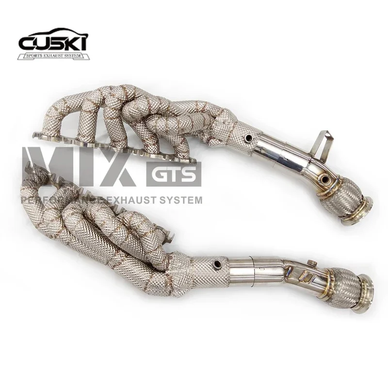 High Performance exhaust manifold Audi R8 exhaust head coke for Audi R8 v10 exhaust 2010-2018 5.2L SUS Exhaust auto parts