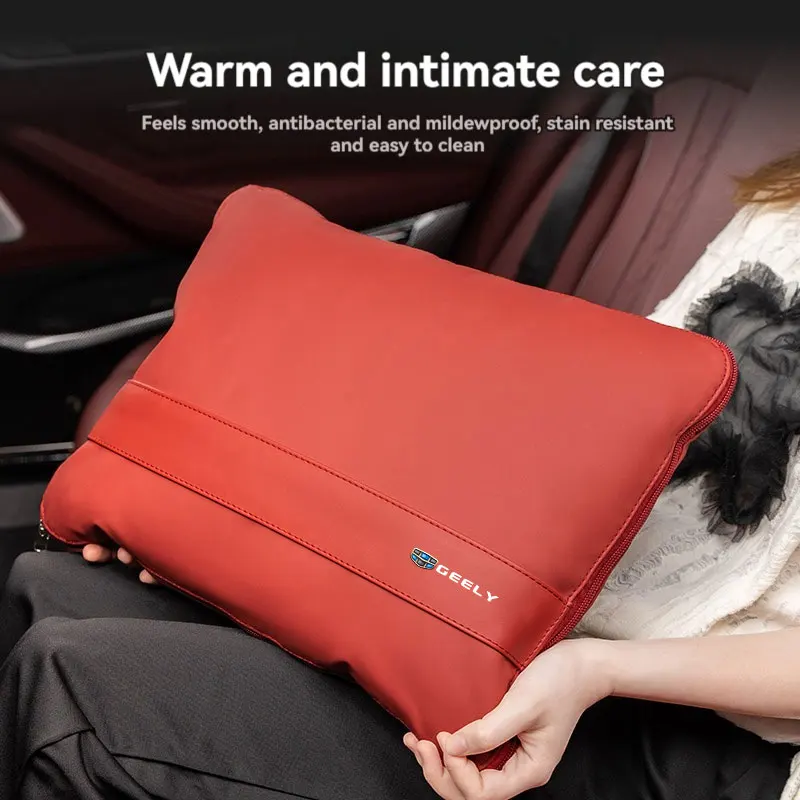 Multifnctional Car Blanket Quilt Pillow Waist Cushion Pad Air Condition Quilt For Geely Panda Emgrand 7 EC8 Coolray Okavango