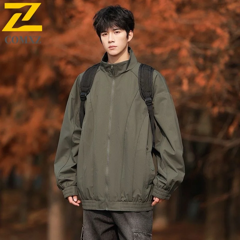 comxz-メンズジャケット-春-スタンドカラー-軽量-アドベンチャー-ハンティング-フライフィッシング-ウィンドブレーカー-ジャケット-カジュアル-ジッパー-トレンドコート
