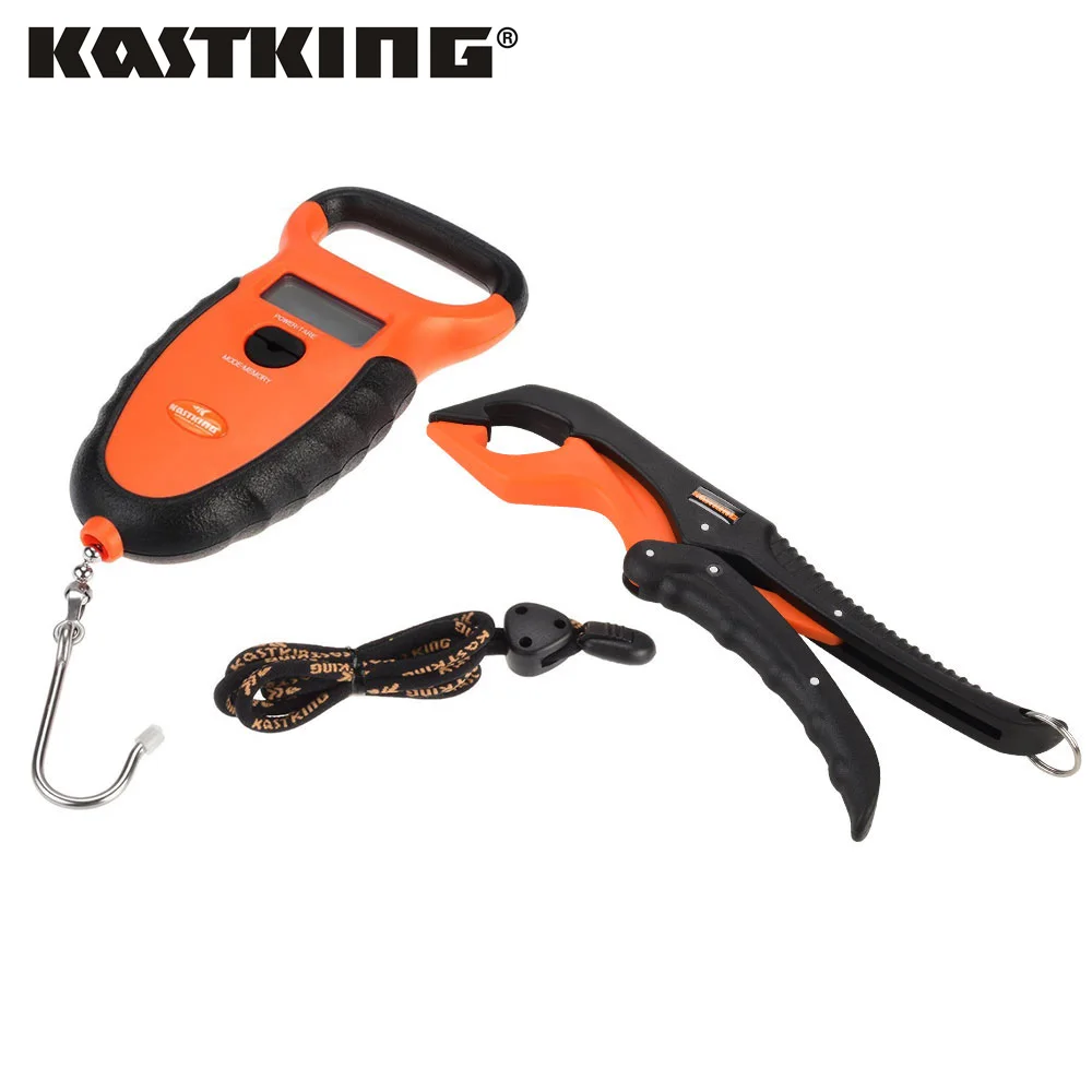 KastKing Waterproof Floating Digital Scale Dual Mode Pounds Ounces Kilograms Non-Slip Handle Includes No-Puncture Lip Gripper