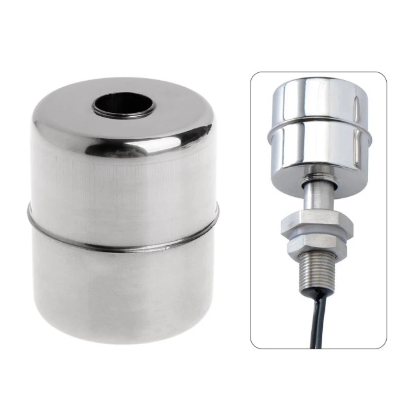 2Pcs Industrial Grade Float Stainless Steel Floating Ball Suitable for Water Oil Multi-point Control Tool