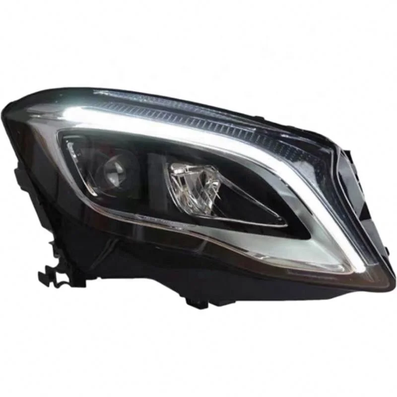 For upgrade To Full LED Headlamp Headlight With Dynamic And With A Touch Of Blue For Mercedes Benz GLA W156 Head Lamp 2015-2019