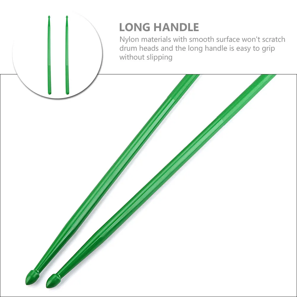 

Bass Drum Stick Accessories Child Handle Fun Gesture Shaped Drumstick Nylon Drumsticks