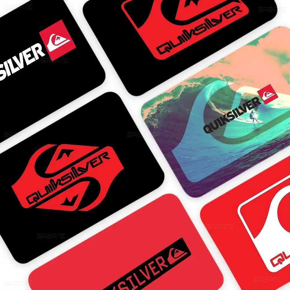 Surf Brand Q-Quiksilver Fashion 2024 Anime Cartoon Skin Stickers Film Tape Case para tarjeta de crédito/débito grande, parte frontal