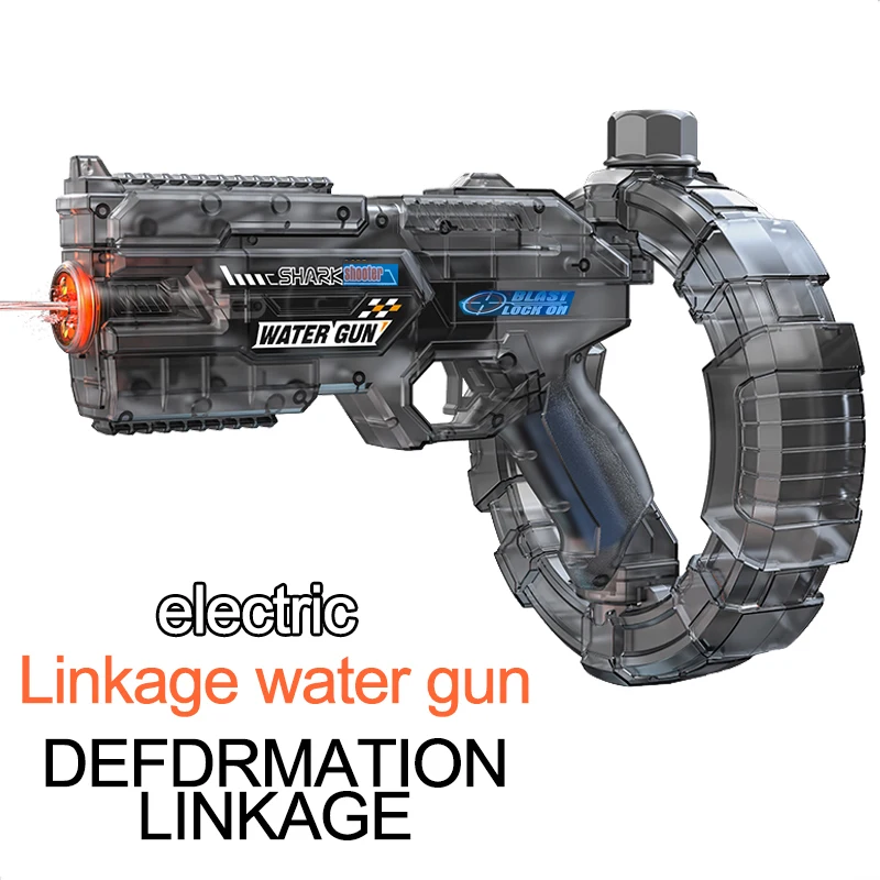 Elektrische Wasserpistolen für Erwachsene, leistungsstarker Spritzstrahl, automatische Wasseraufnahme, Wasserblaster, Sommer-Outdoor-Strandspielzeug für Jungen, Kindergeschenk