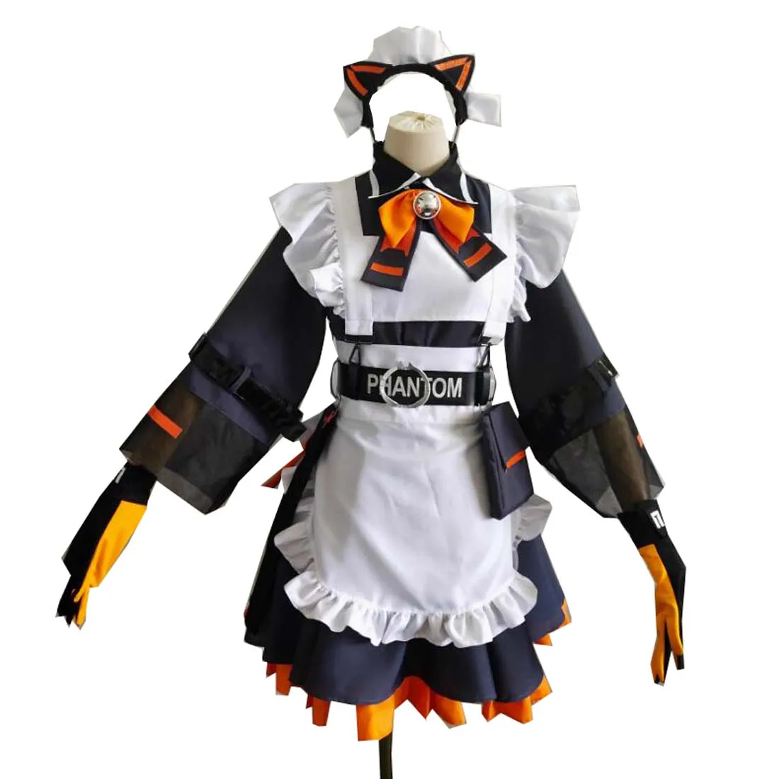 

2024 Virtual YouTuber Vtuber Alban Knox Maid Apron Dress Uniform Outfits Anime Cosplay Costumes