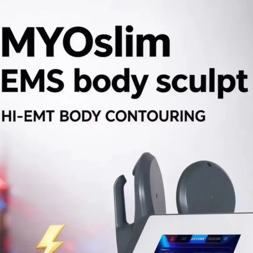 MYOslim HI-EMT Body Sculpt Machine 7500W Muscle Stimulation RF Sculpting Slimming Burning Fat Weight Loss Equipment