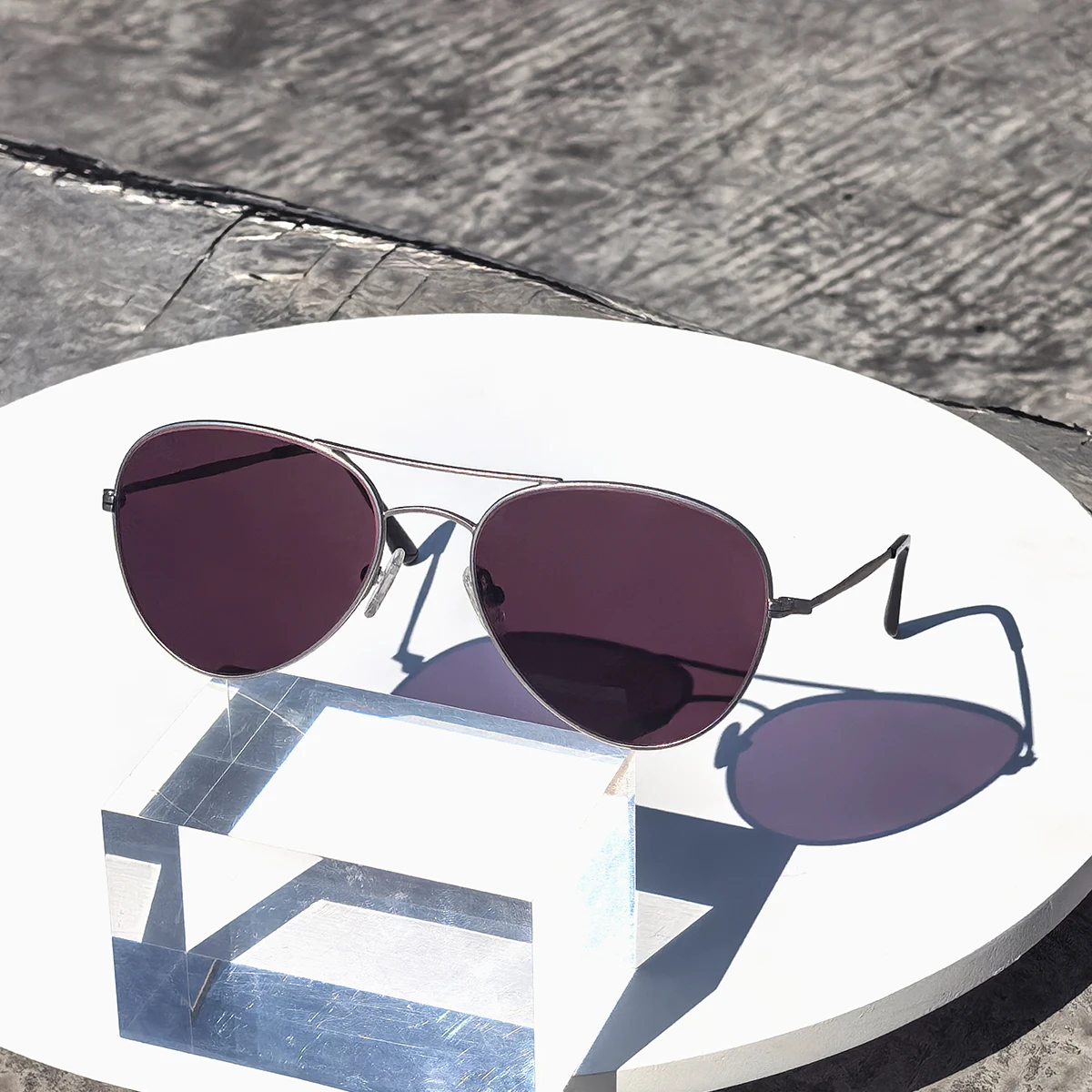 SHINU FL-41 Glasses for Men Women Migraine Relief Anti Blue Green Light 480-520nm Rose Tinted Lens Photophobia Eye Strain