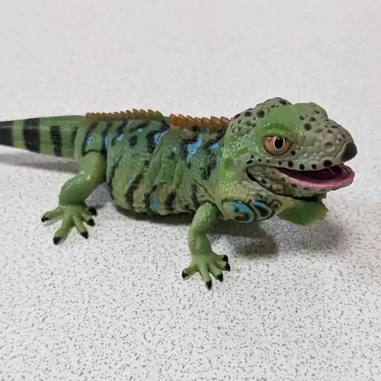 بانداي غاشابون خريطة بيولوجية كبيرة أبو بريص سحلية الأزرق اللسان جلود محاكاة المنقولة الحيوان عمل نموذج لجسم اللعب