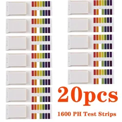 400/1600 Strips Professional 1-14 ph Litmus Paper Ph Test Strips Water Cosmetics Soil Acidity Test Strips with Control Card