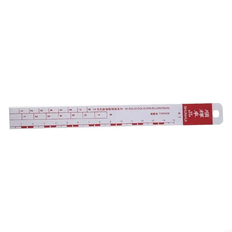 K3KD Standard Paint Ruler Paint Ratio Ruler Paint Mixing Ruler Dipstick Scale Ruler Paint Mixing Tool Ruler Paint Tool