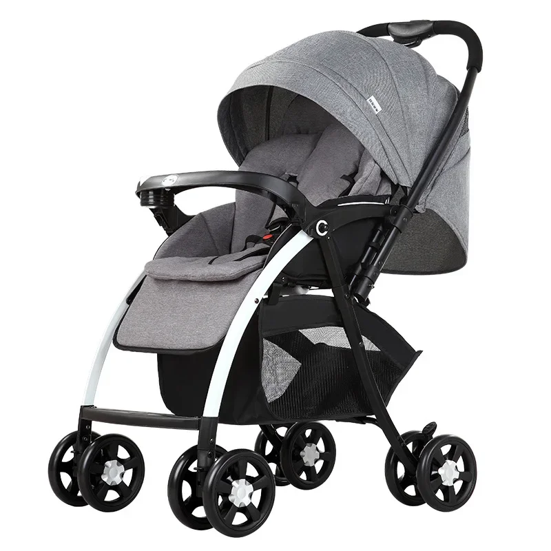 Shock Absorbing Stroller Newborn Baby Two-way Swivel Seat High Landscape Lightweight Folding Travel Stroller Baby Stroller