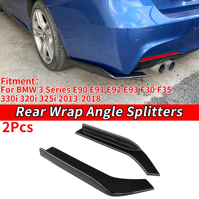 

Car Accessories Rear Bumper Splitters Aprons Wrap Angle Scratch Protecto For BMW 3 Series E90 E91 E92 E93 F30 F35 330i 320i 325i