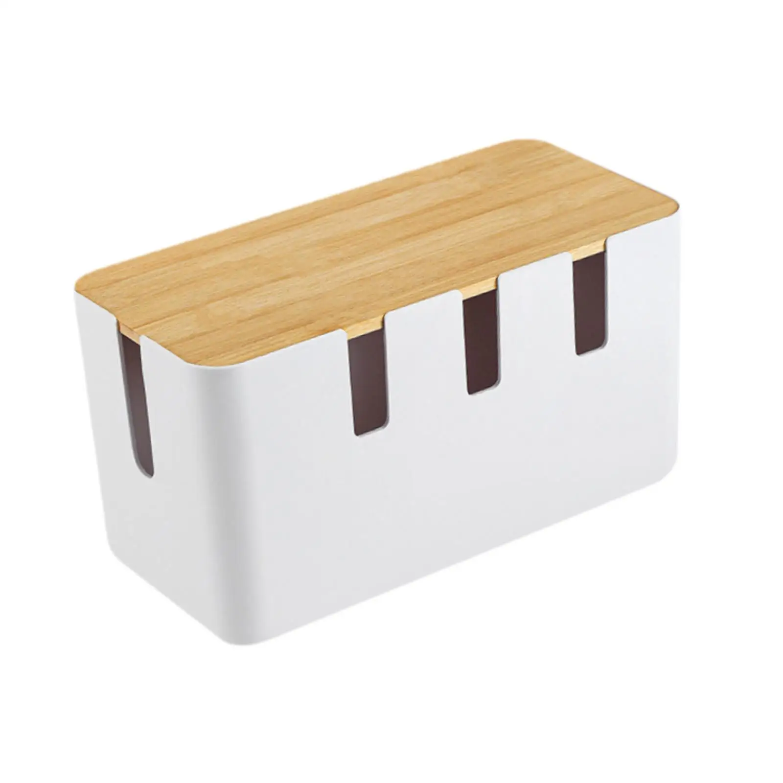 Cable Tidy Box Protector Multifunction Portable Practical Holder for Tabletop Home Messy Cables Loose Wires Management Office