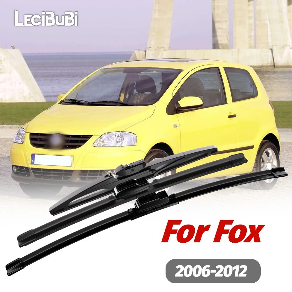 

1set Front & Rear Windshield Wiper Blades Windscreen Wipers For VW Fox 2006-2012 2007 2008 2009 2010 2011 Accessories