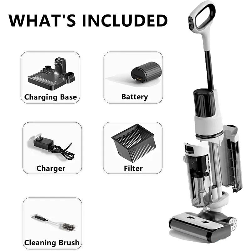 Ручные беспроводные портативные беспроводные пылесосы для ковров Уход за полом Пылесос для влажной и сухой уборки