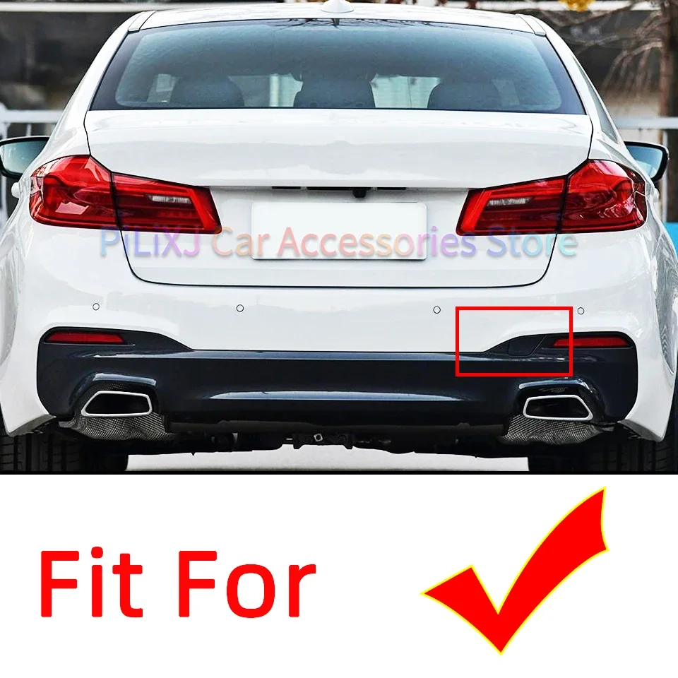 Auto Rear Bumper Tow Hook Eye Cover Cap For BMW 5 Series G30 525i 528i 530i 540 M Sport 2018-2020 Towing Hauling Trailer Lid