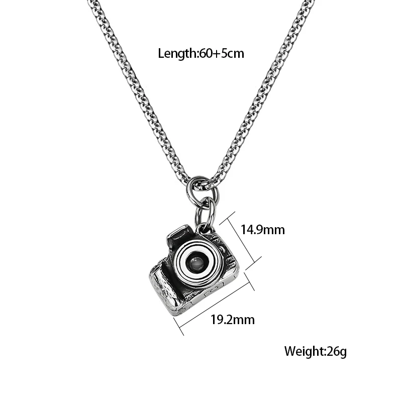 شخصية صورة كاميرا الإسقاط قلادة مخصصة الإسقاط قلادة مع صورة داخل الهدايا للنساء الرجال زوجة الزوج