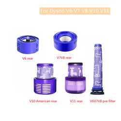 Dla Dyson V6 V7 V8 V10 V11 akcesoria do filtrów odkurzacza wstępny element filtrujący