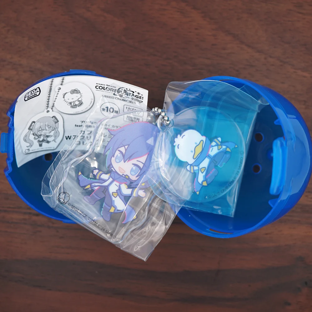 مشروع SEKAI لعبة PJSK Nightcord 25 25N Mizuki Ena Kanade Mafuyu Miku Rin Ren Kaito Luka Capsule سلسلة مفاتيح مصنوعة من الأكريليك