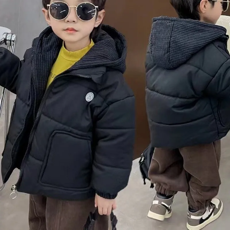 

New Boy Winter Down Jacket Baby Thickness Kids Coats Children Autumn Winter 2023-A013