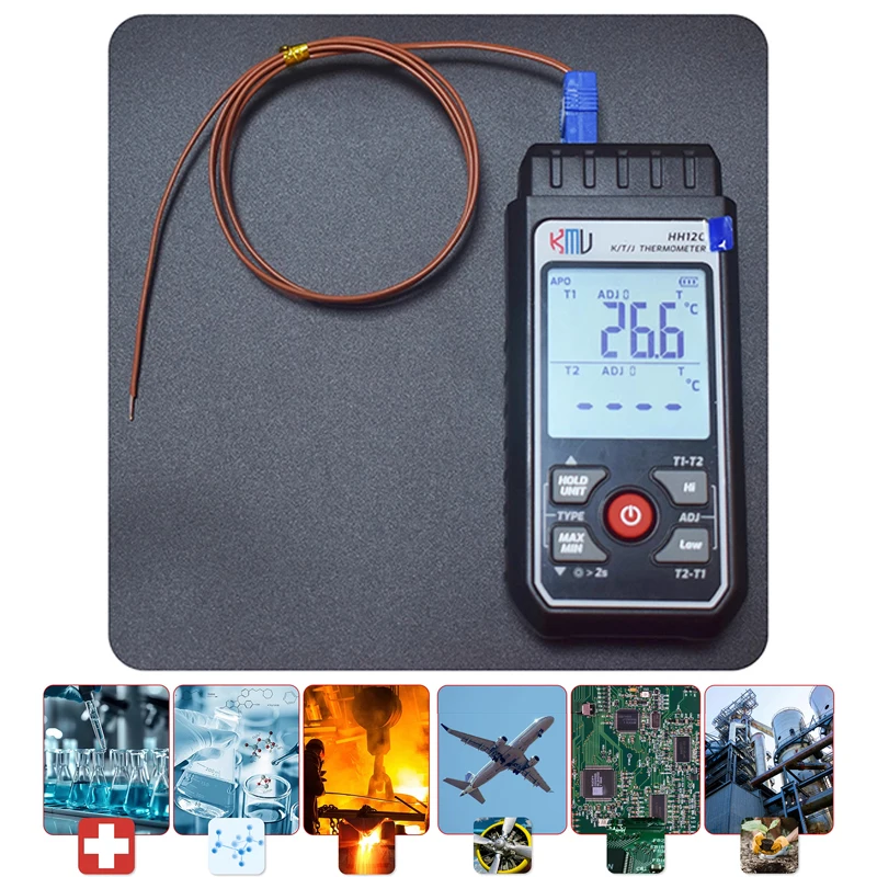 Bild 7: PTFE-isoliertes Typ-T-Thermoelement Niedertemperatursensor TT-T-24-SLE, für Niedertemperatursätze Kühllagerflüssigkeitsstickstoff
