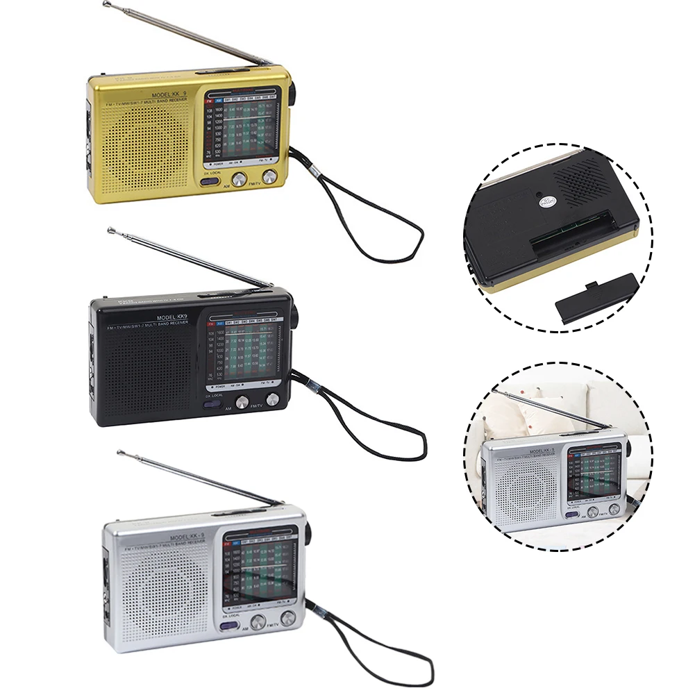 Mini radio météo pleine bande, déterminer la radio météo, AM, FM, antenne télescopique, batterie, 62HiFi, radio pleine onde