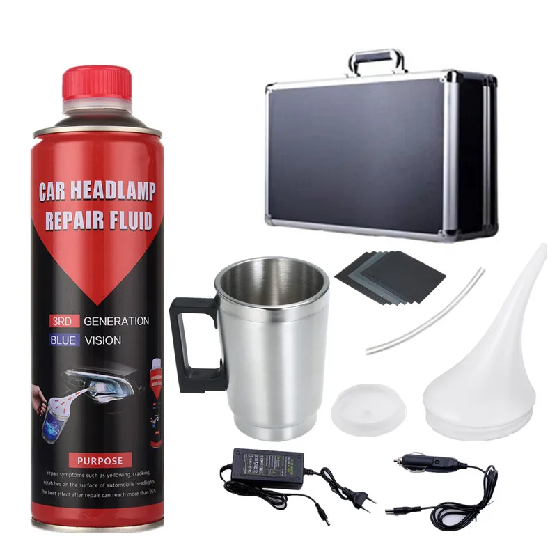 

Реставрация чистки фар автомобиля, польский светильник, комплект для восстановления линз, 800 г, жидкий полимер, полировщик фар мотоцикла