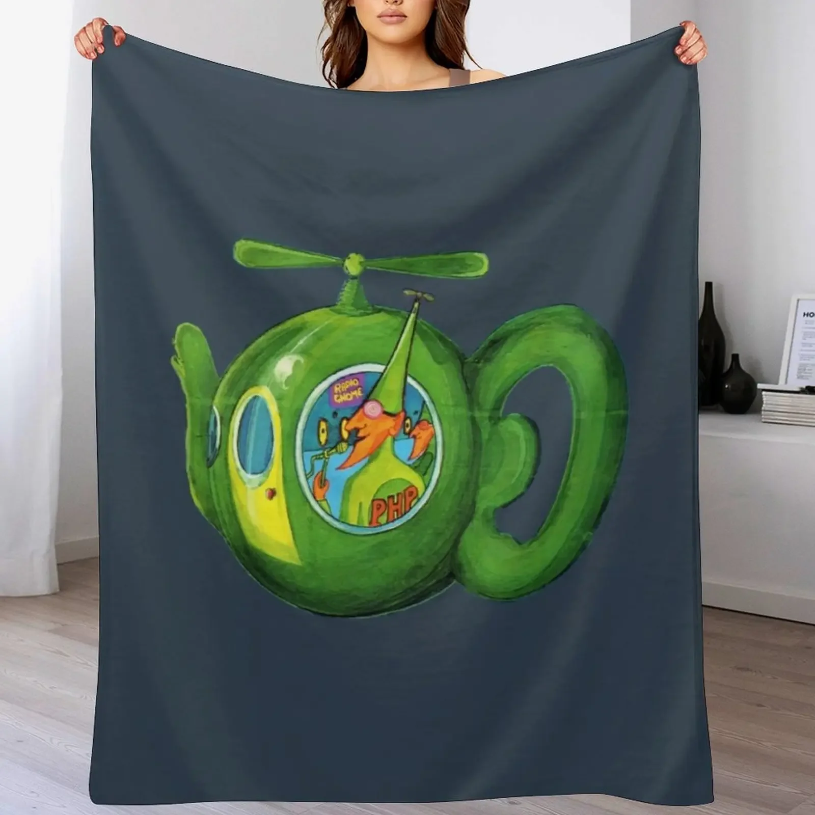 

Flying Teapot Throw Blanket Soft Beds Summer Decorative Sofa Designers Blankets