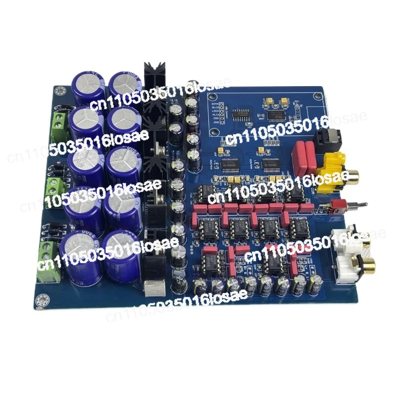 PCM1794+AK4113 Decoder DAC (Supports Fiber Optic.Coaxial USB input AK4113VF JRC5532  NE5534 Supports 24BIT/192KHZ