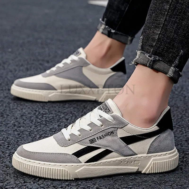 Casual Men Shoes Spring New Korean Version Trend All-match Canvas Sneakers Simple Casual Student Skate Shoe mujer