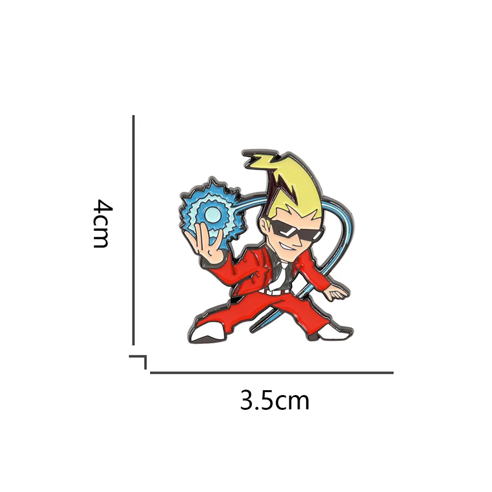 Sissel-Badge Game Ghost Trick-Character Lapel Pin Adventure Game Jewelry Gamer Gift Collection