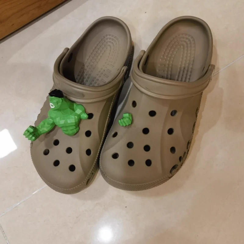 New Creative 3D Cartoon Shoe Flowers For Clogs Abs Vibrant Sandals Decoration Perfect Gift For Christmas Suitable For All Clogs
