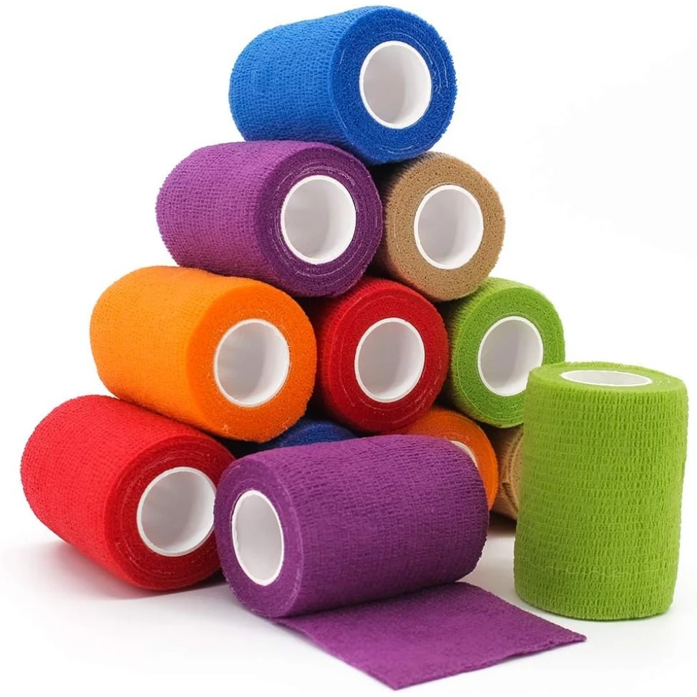 Wrist Wrap Support - 7.5cmX4.5m Sport Elastic Bandage Tapes Self