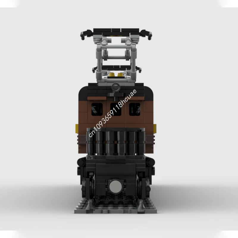 1182 Uds. MOC JNR EF57 tren RC modelo bloques de construcción niños juguetes artesanales de ladrillos arquitectura cumpleaños regalos de navidad