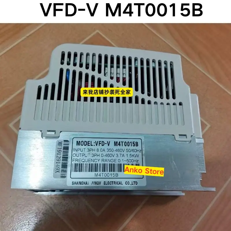 Second-hand test OK ，VFD-V M4T0015B power 1.5k, 380v frequency converter