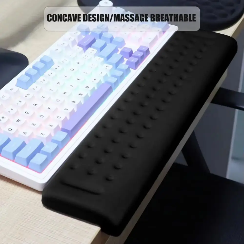 

Ergonomic Desk Elbow Pad Black L-Shaped Non-slip Arm Cushions Slow Rebound Comfortable Elbow Support Padding Desktop Accessories