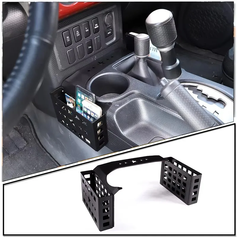 

For Toyota FJ Cruiser 07-21 Car Central Control Storage Rack On Both Sides Of The Multi-Function Storage Basket Car Accessories