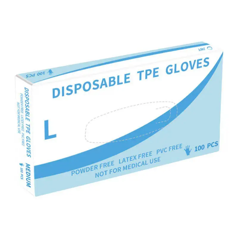 

Disposable Gloves TPE (100pcs) Micro-elasticity Gloves for Cooking, Cleaning House Gloves for Food Latex Free