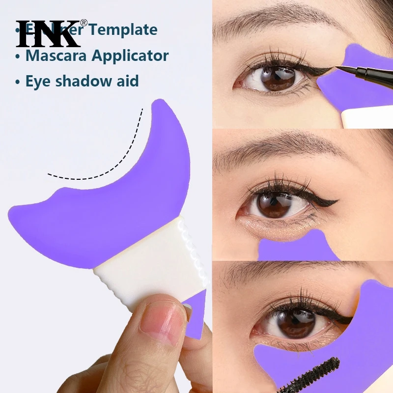 Multifunctional Reusable Eye Stencils Eye Makeup Aid Tool Eyelash Eyeshadow Eyeliner Applicator Guide Tool